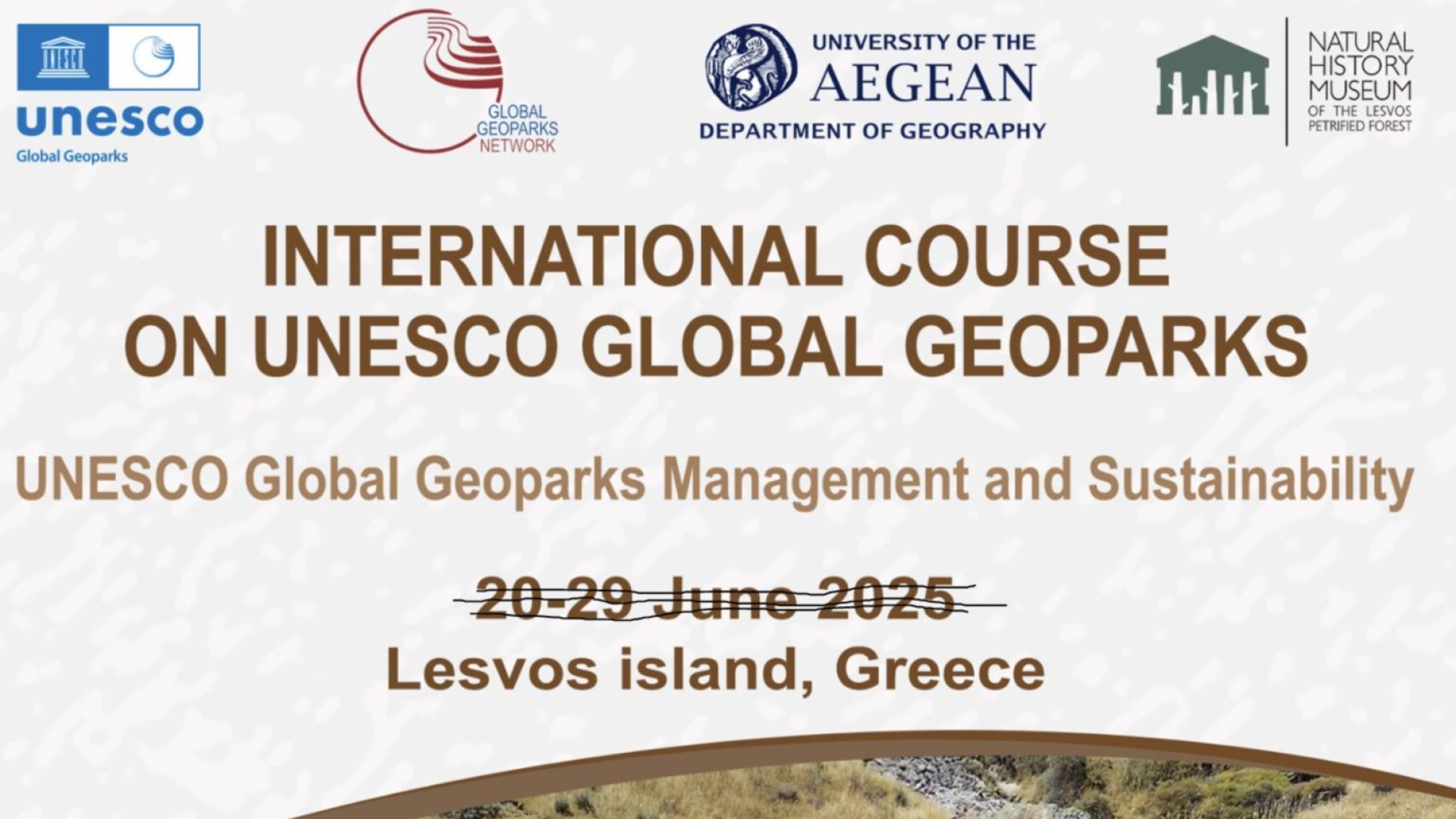 International Course on UNESCO Global Geoparks