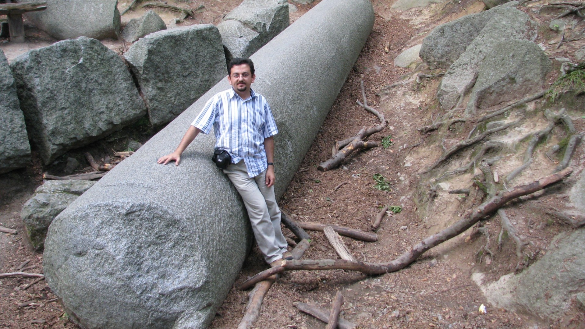 The Romans abandoned unfinished stone pieces 2000y ago